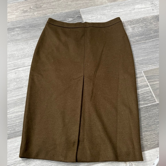 MAX MARA Wool Pencil Skirt with front slit - Picture 2 of 6